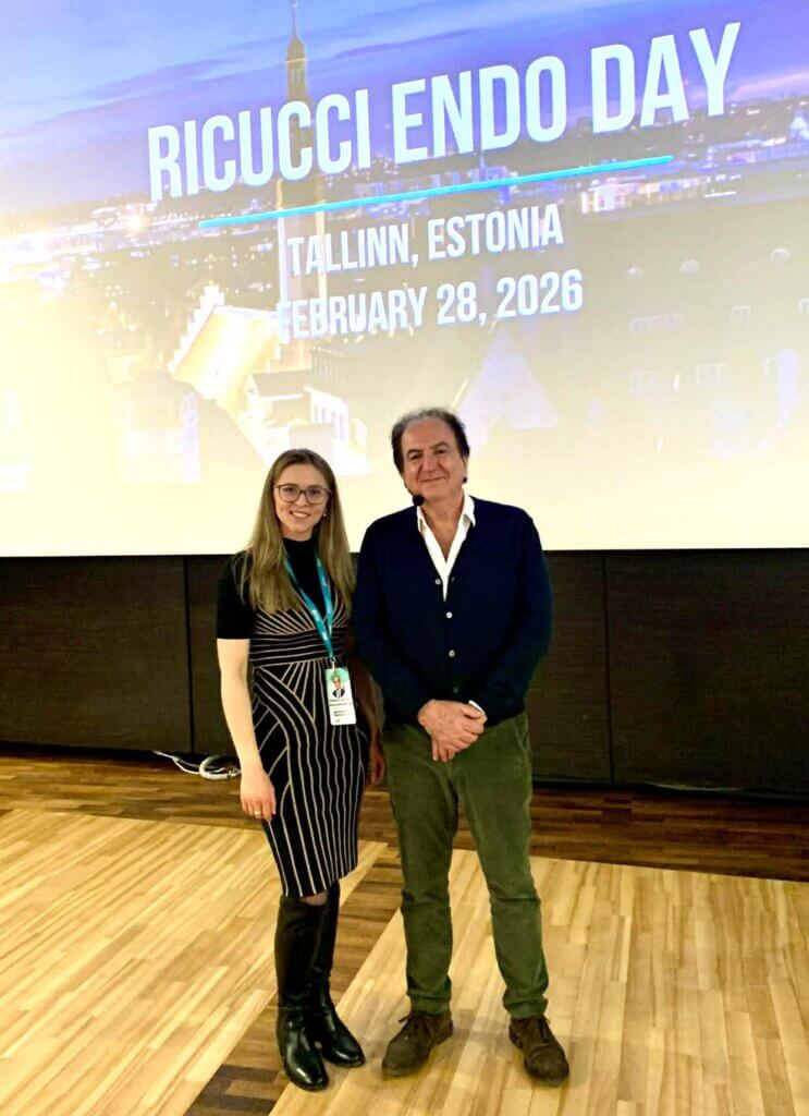 Dr. Sandra Porite koos Domenico Ricucciga Dr. Domenico Ricucci Endo Day koolitusel.